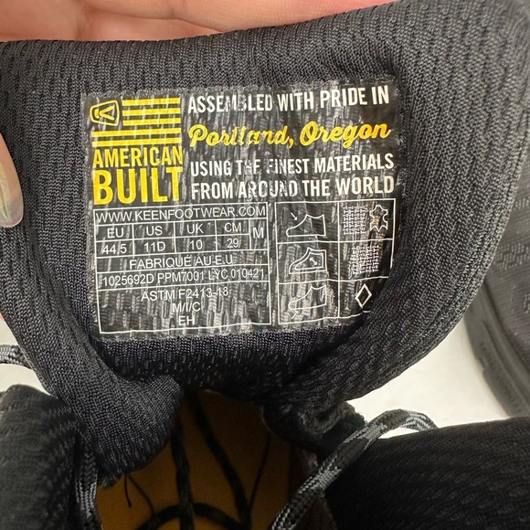 New KEEN Utility Men's 6" Dearborn Waterproof Carbon-Fiber Toe Work Boot Sz 11 - Picture 9 of 13